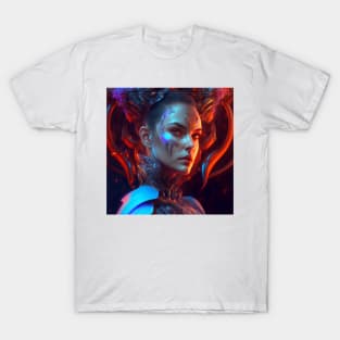 Cyborg Cyberpunk Woman T-Shirt